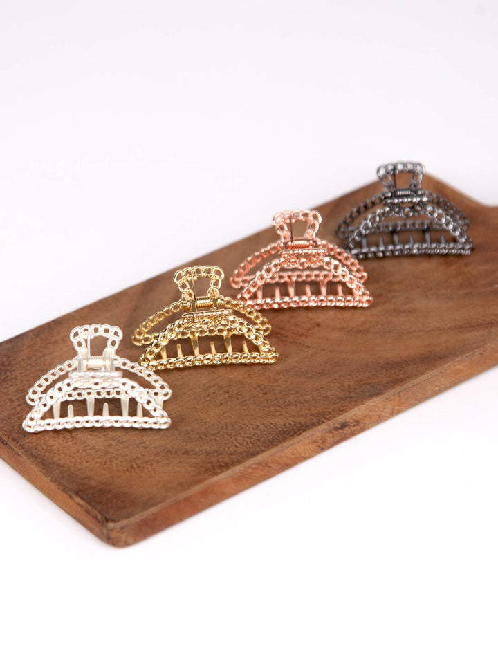 Metal hair clip -Chain