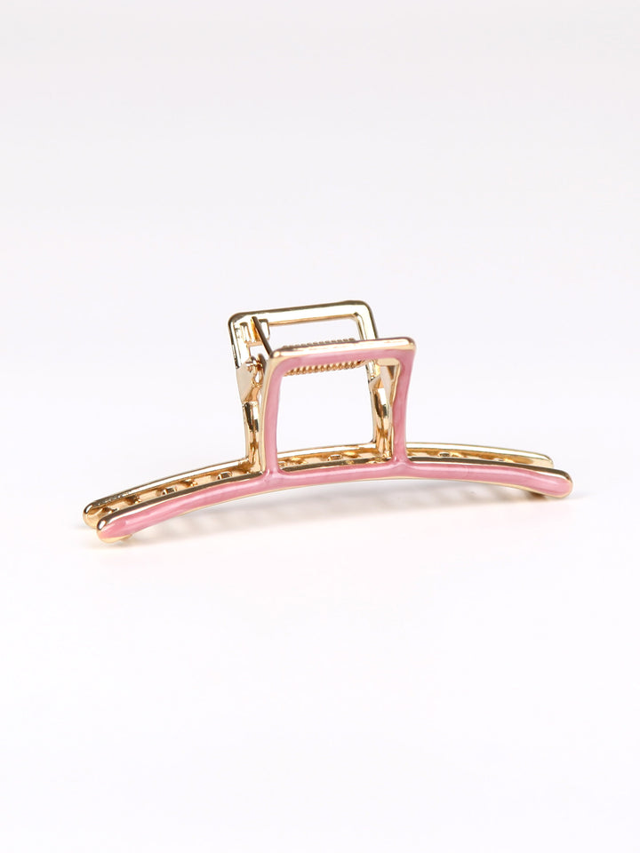 Metal x Enamel claw hair clip | Line | medium