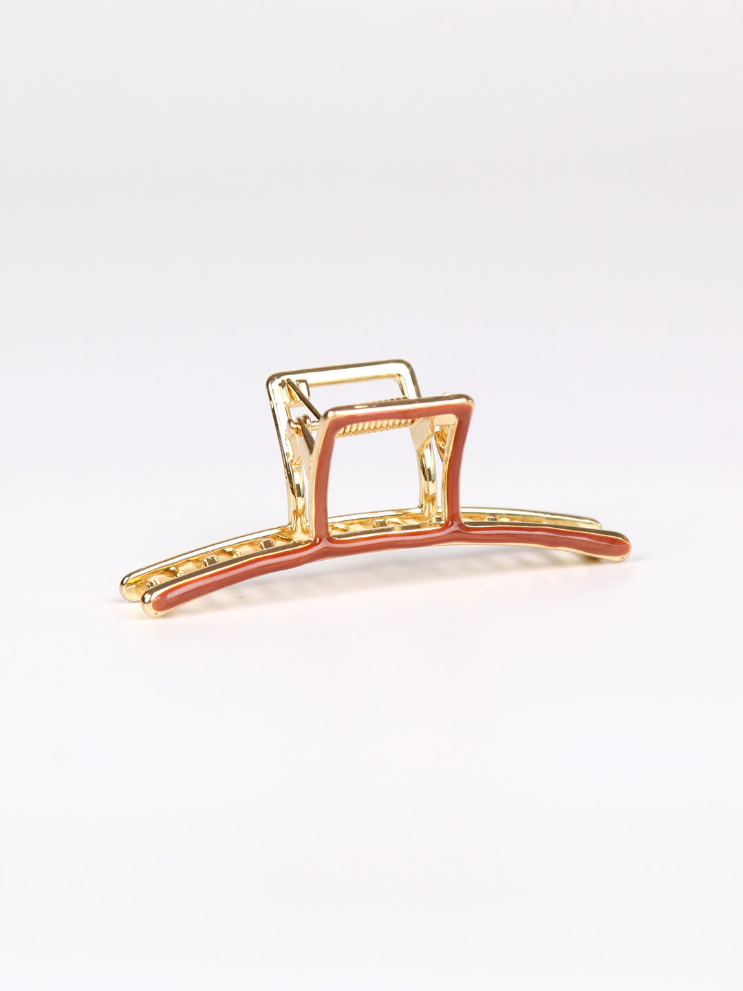 Metal x Enamel claw hair clip | Line | medium