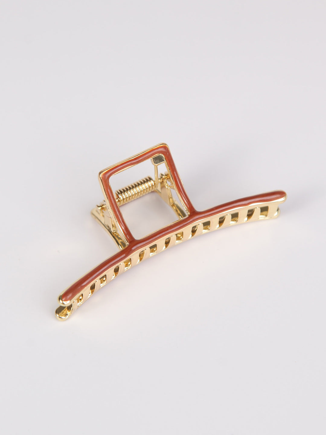 Metal x Enamel claw hair clip | Line | medium