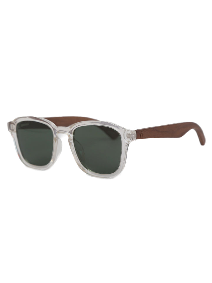 Retro Square Sunglasses | Acetate x Wood Sunglasses | Quill