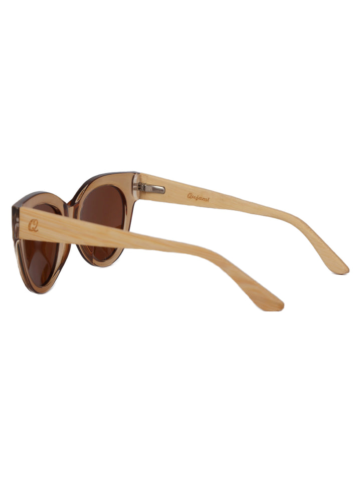 Rose | Wood x Acetate Sunglasses | Cat Eye sunglasses