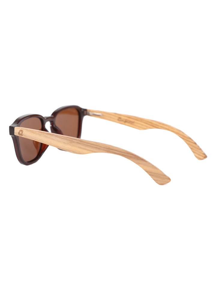 Retro Square Sunglasses | Acetate x Wood Sunglasses | Quill