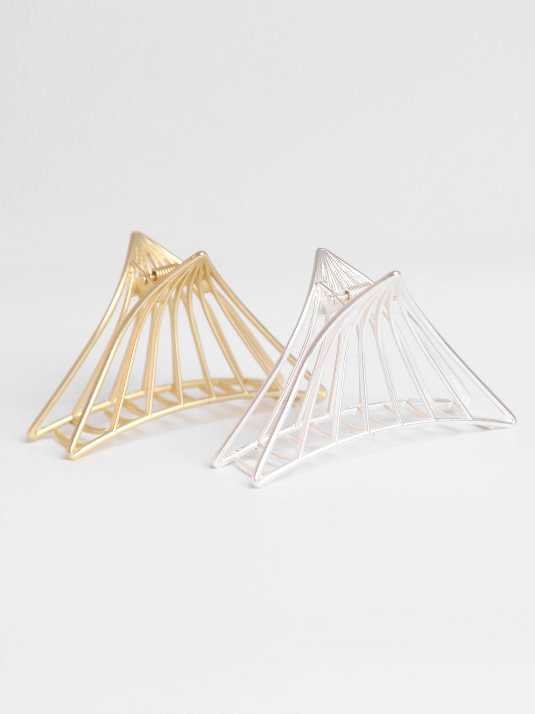 Metal Hair clips - Piramid