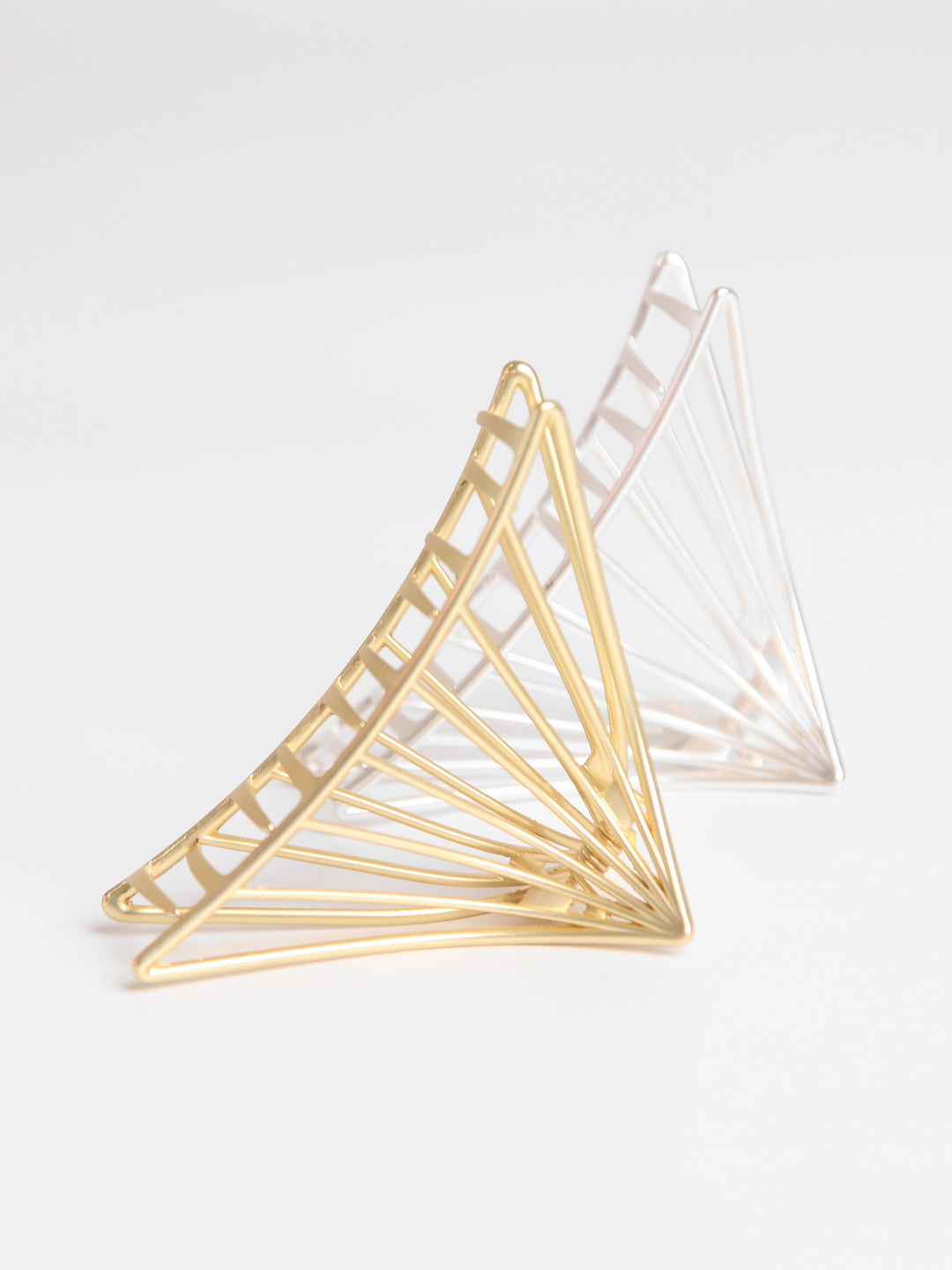 Metal Hair clips - Piramid