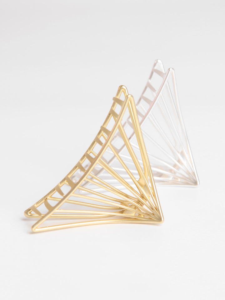 Metal Hair clips - Piramid