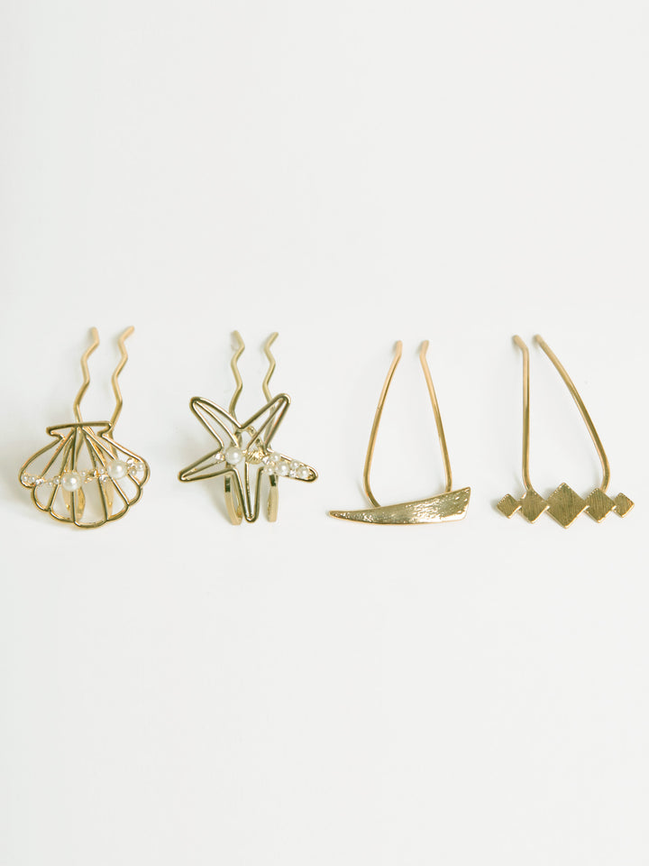 Hair pin | Gold