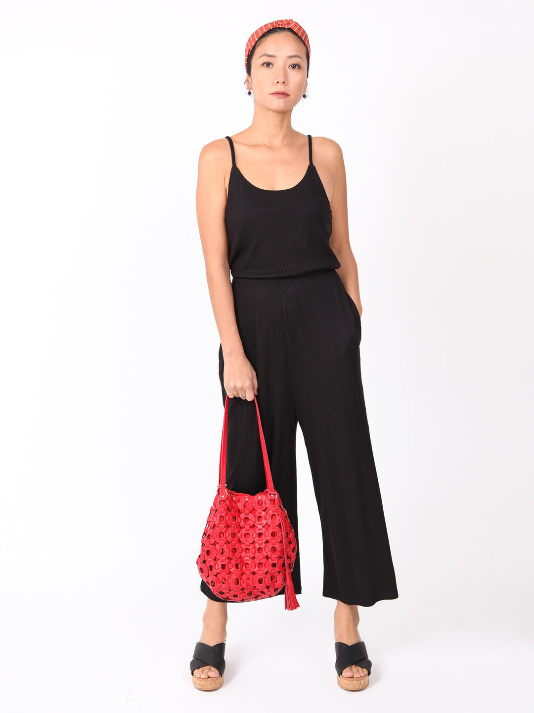 Enola Rib-knit Jumpsuits