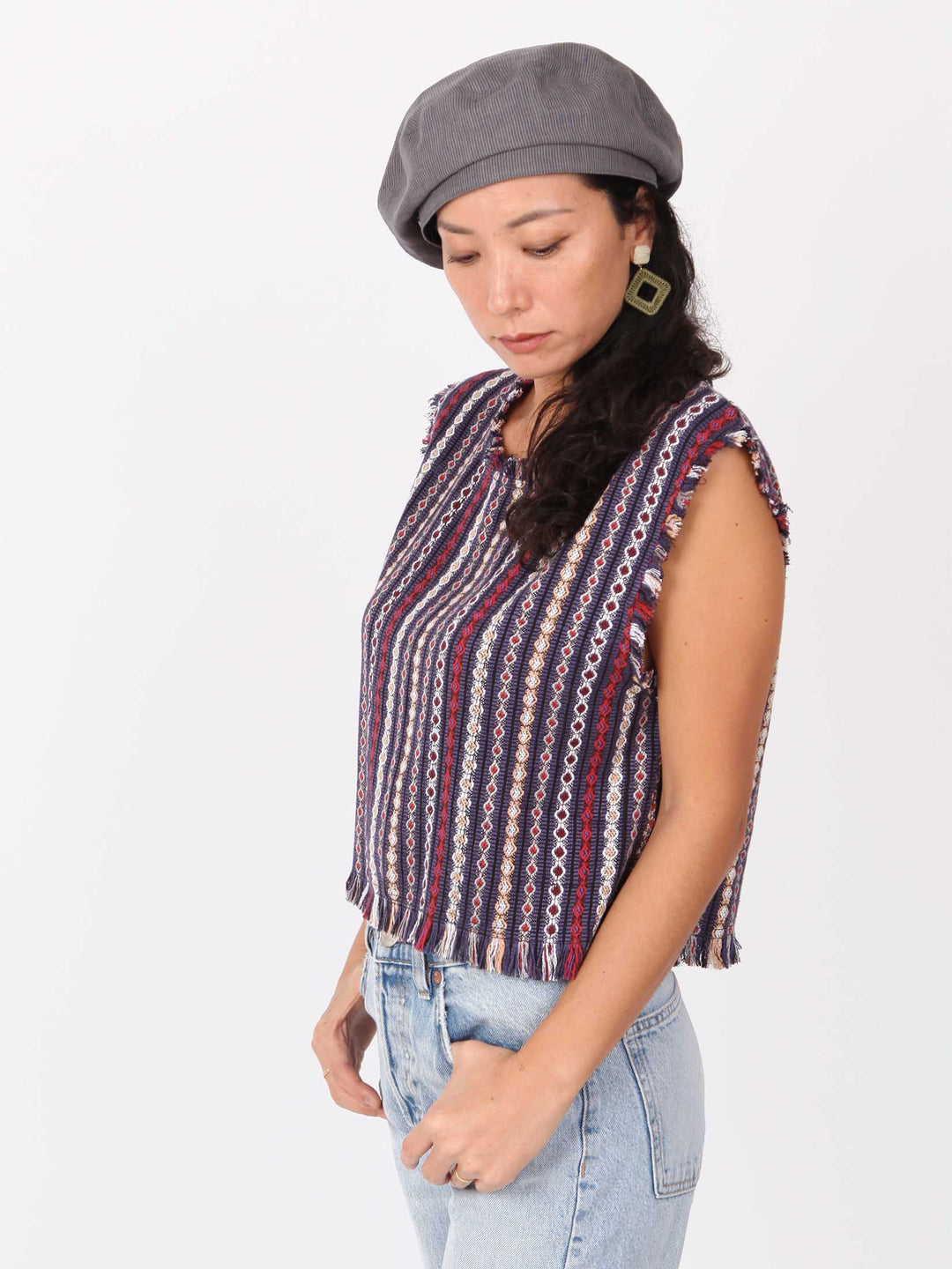 Sleeveless tops | Summer tweed