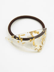 Hair ties -Gold Siver Foil