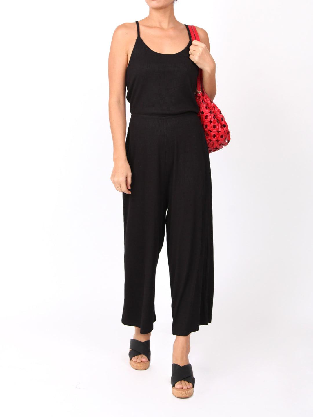 Enola Rib-knit Jumpsuits