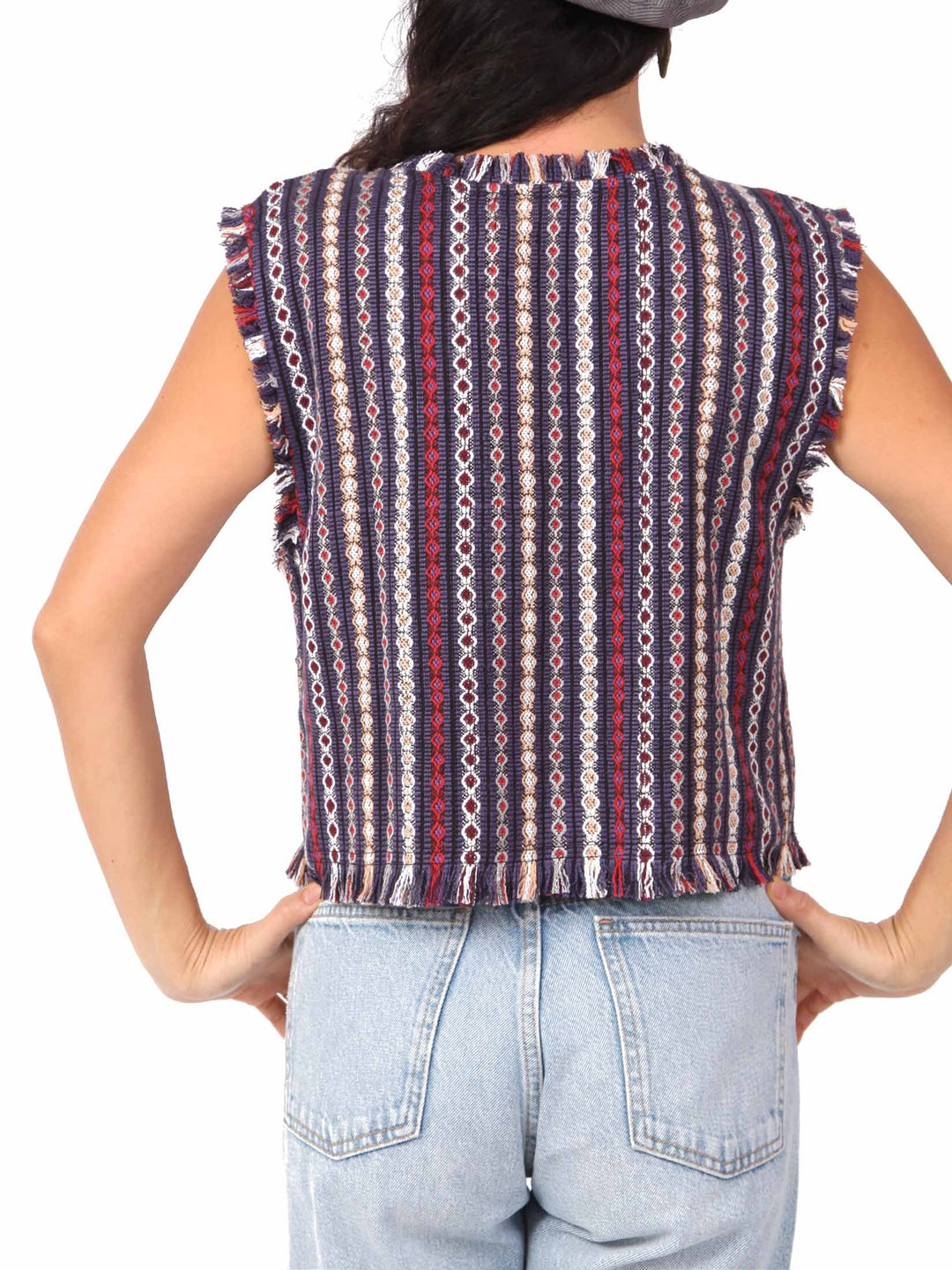 Sleeveless tops | Summer tweed