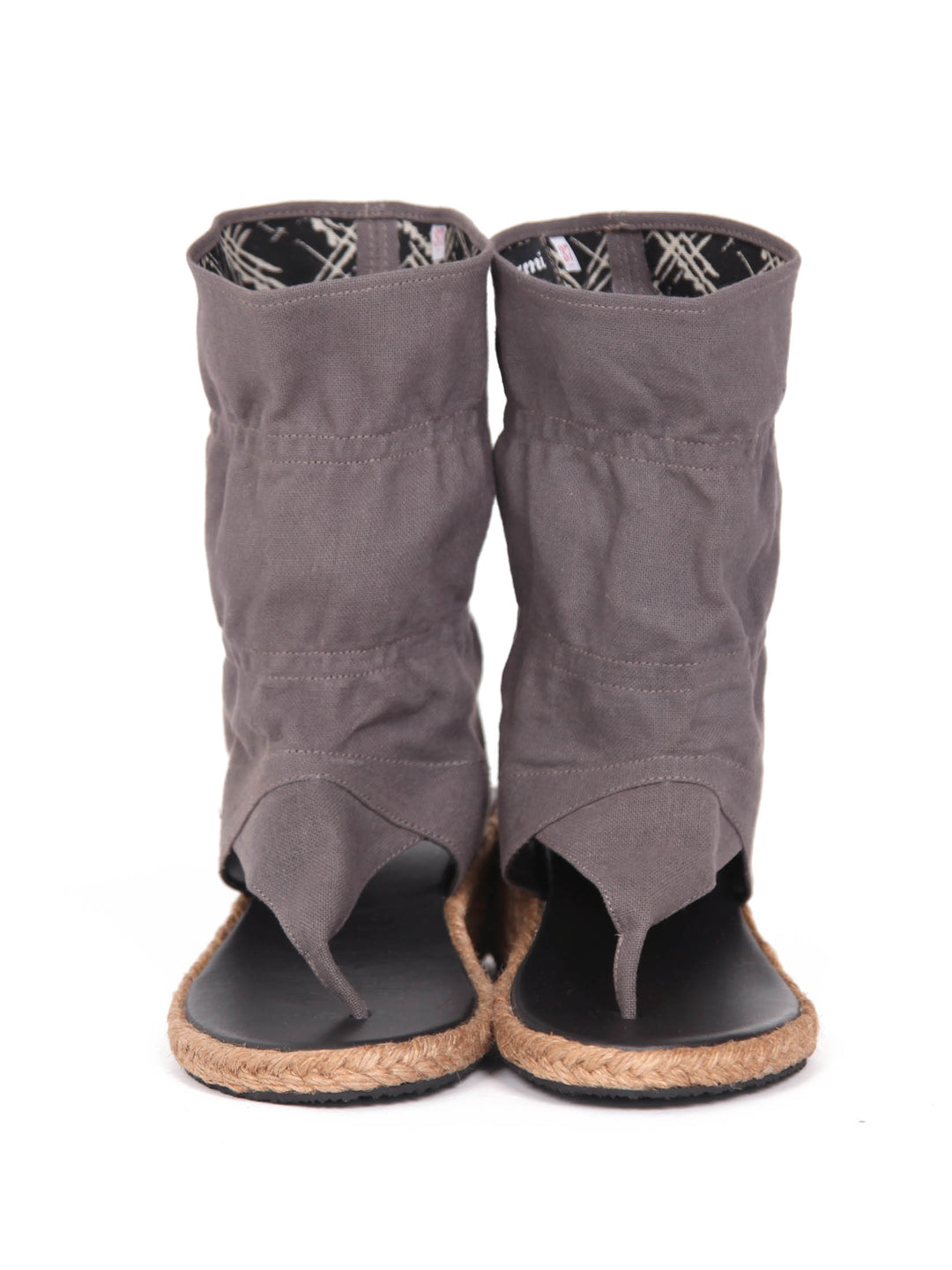 Wedge bootie sandals | Grey sandals