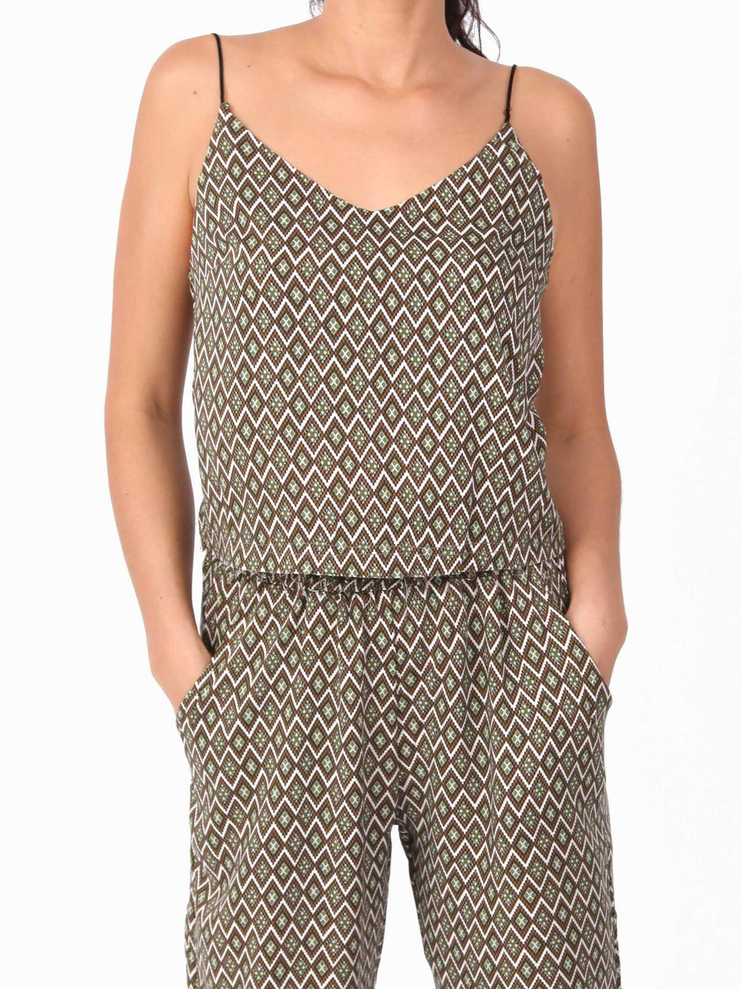 Aamaal Camisole | Arabesque print