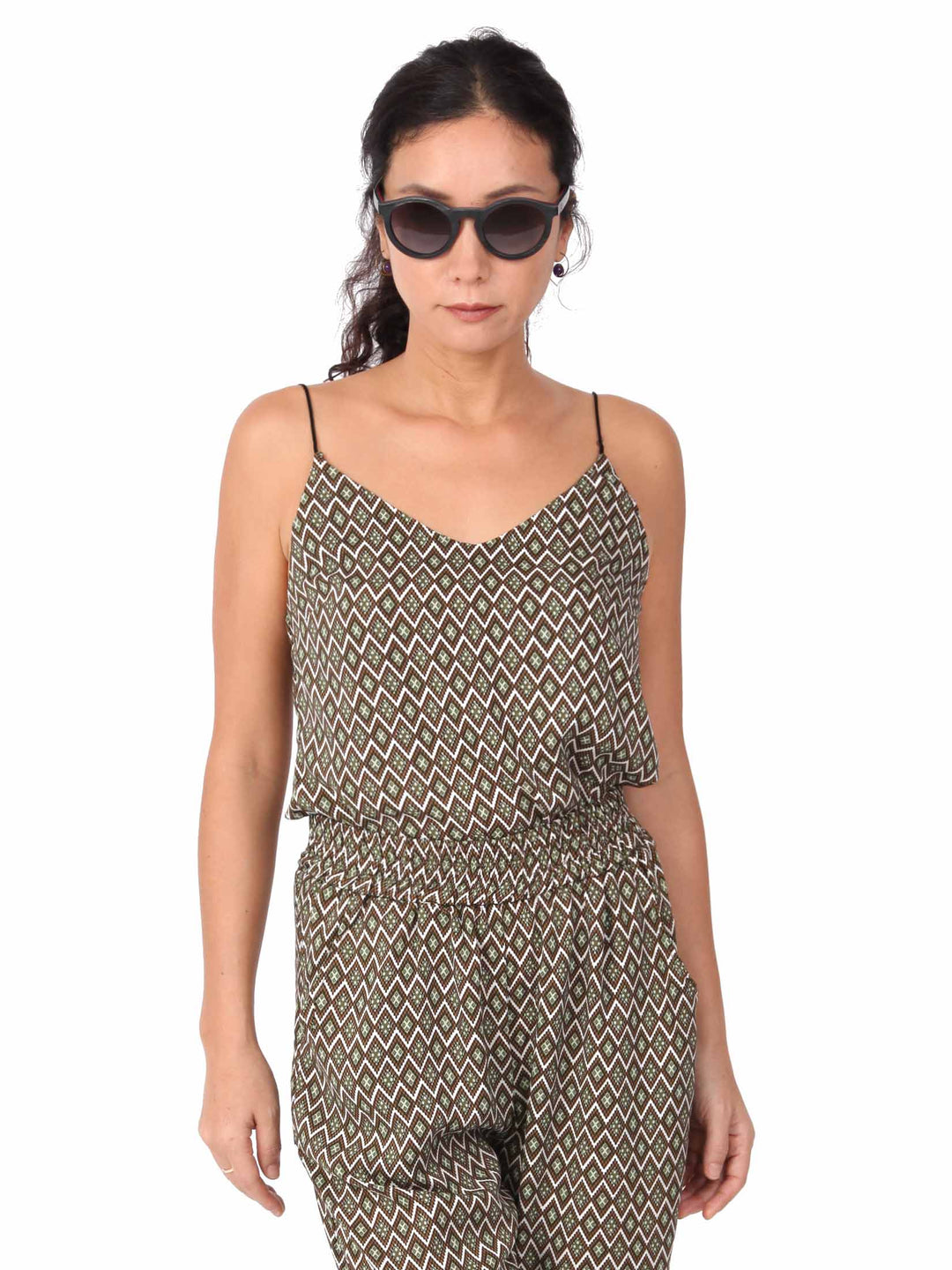 Aamaal Camisole | Arabesque print
