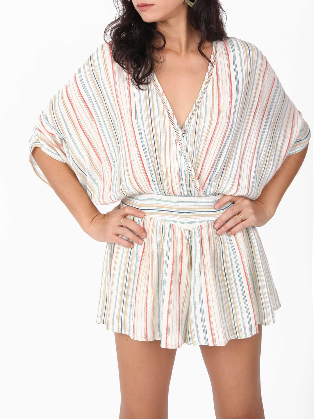 Rebecca Half sleeve rompers