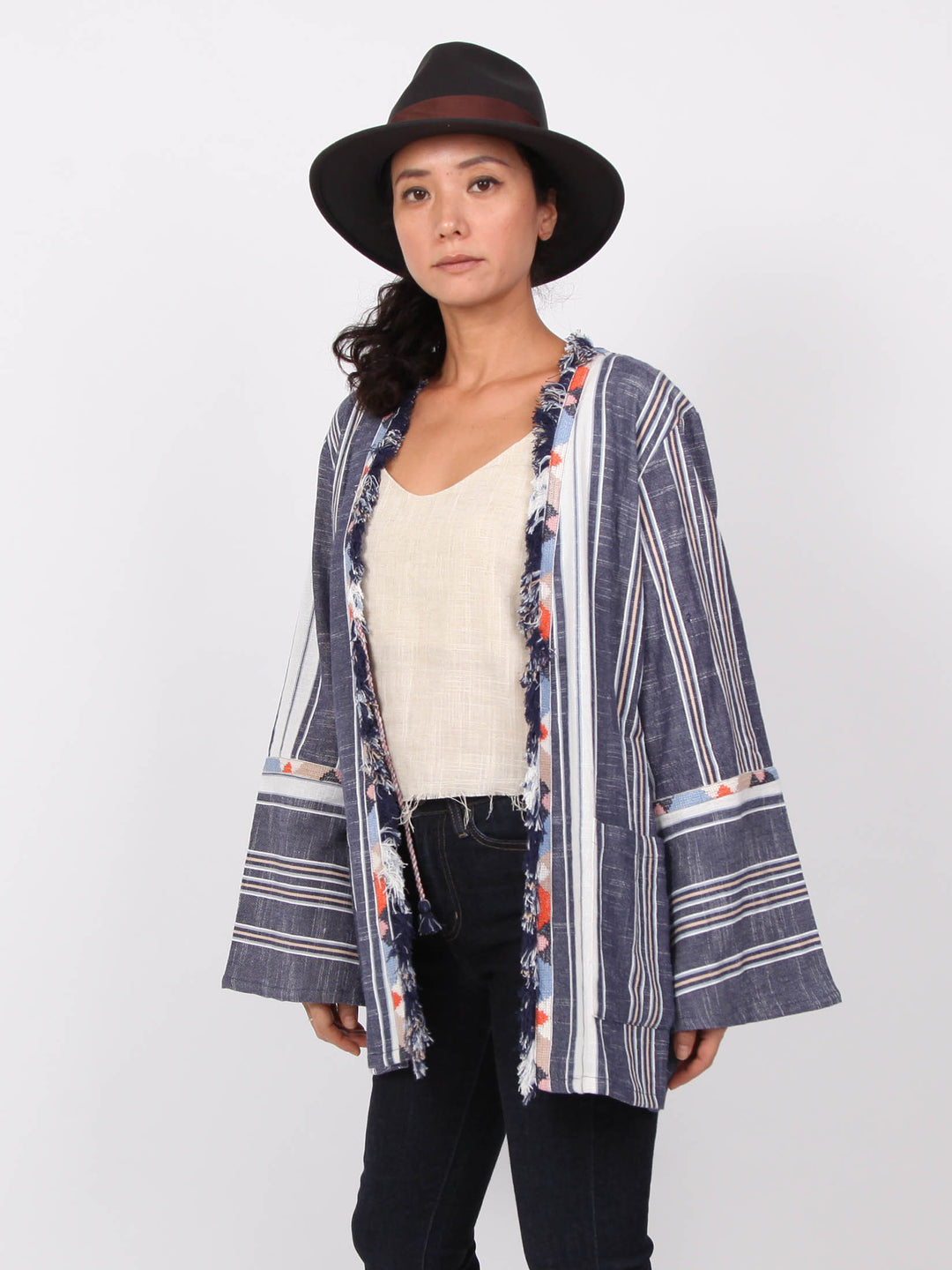 Kaelyn | Raw cut trimming Jacket