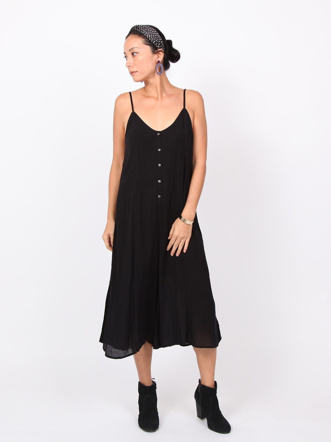 Mary | Crocheted lace back midi jumpsuits