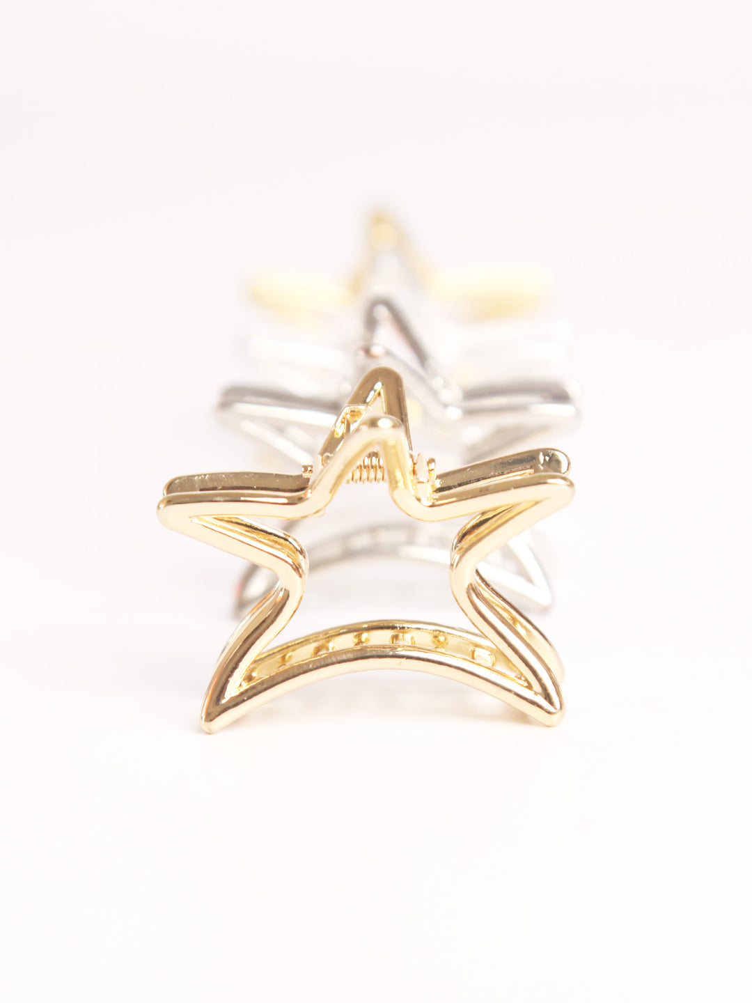 Metal hair claw clip  -Star