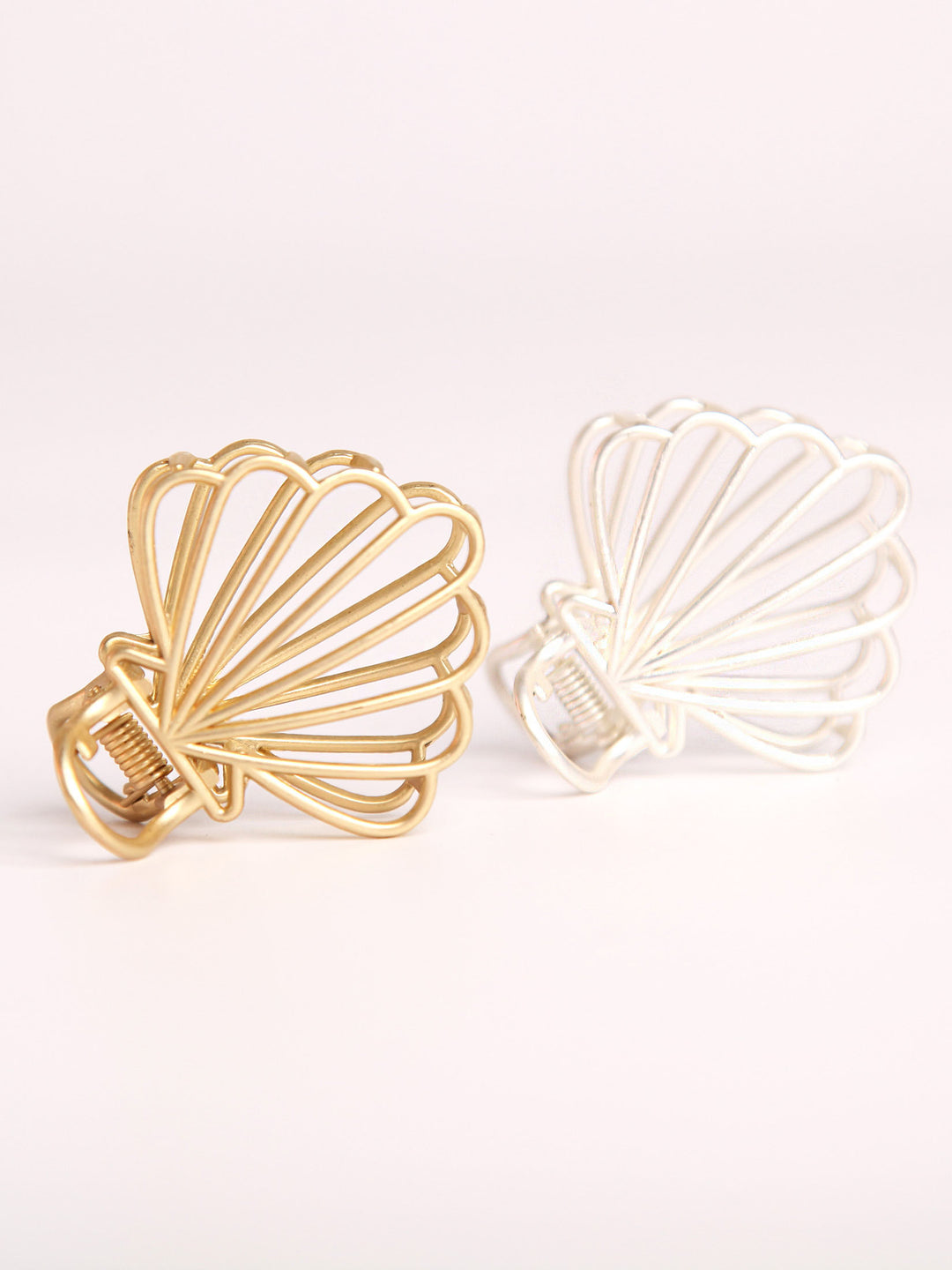Metal hair clips - Shell A