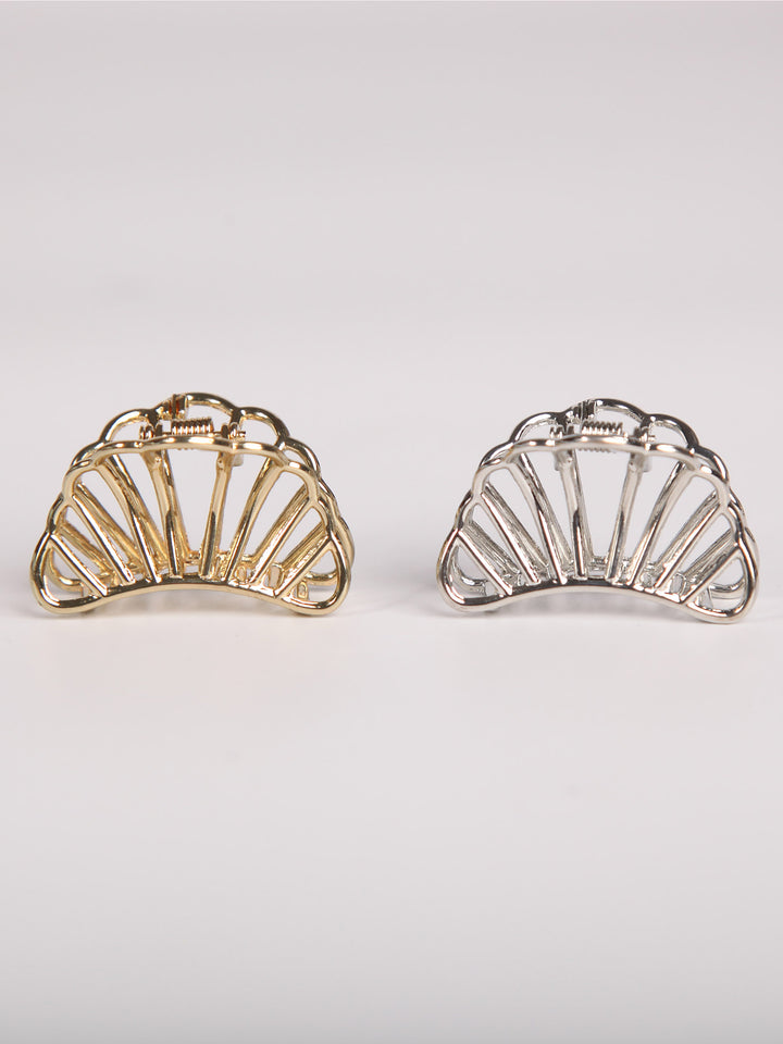 Metal hair clips - Shell B