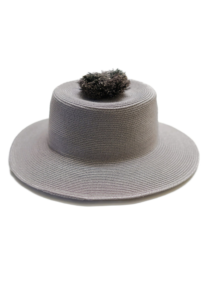 Pauline | Boater Hat | Bonbon Ponpon | Mossant Paris