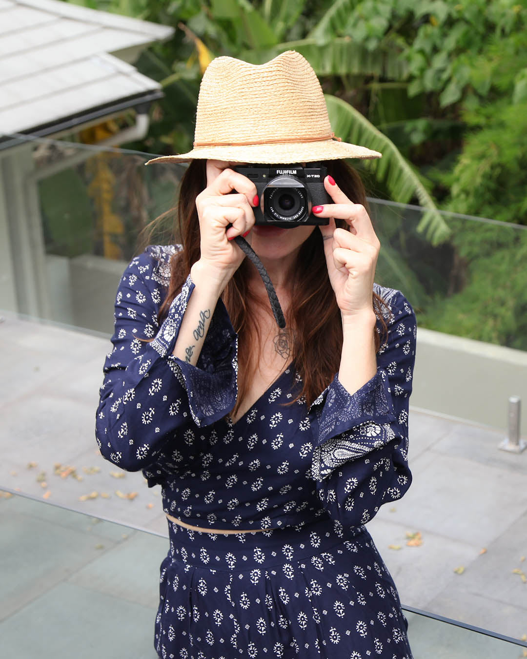 Khloe,  Raffia straw Panama Hat
