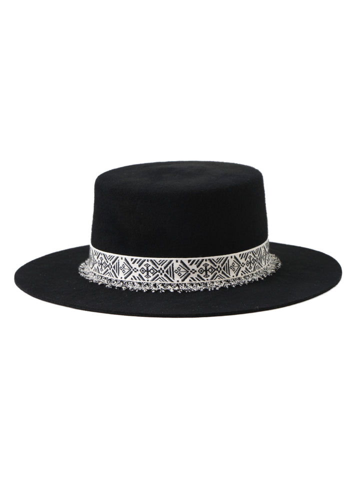 Oana Boater Wool Hat
