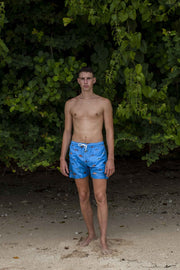 Men Swim trunk | Fishology | Malibu blue