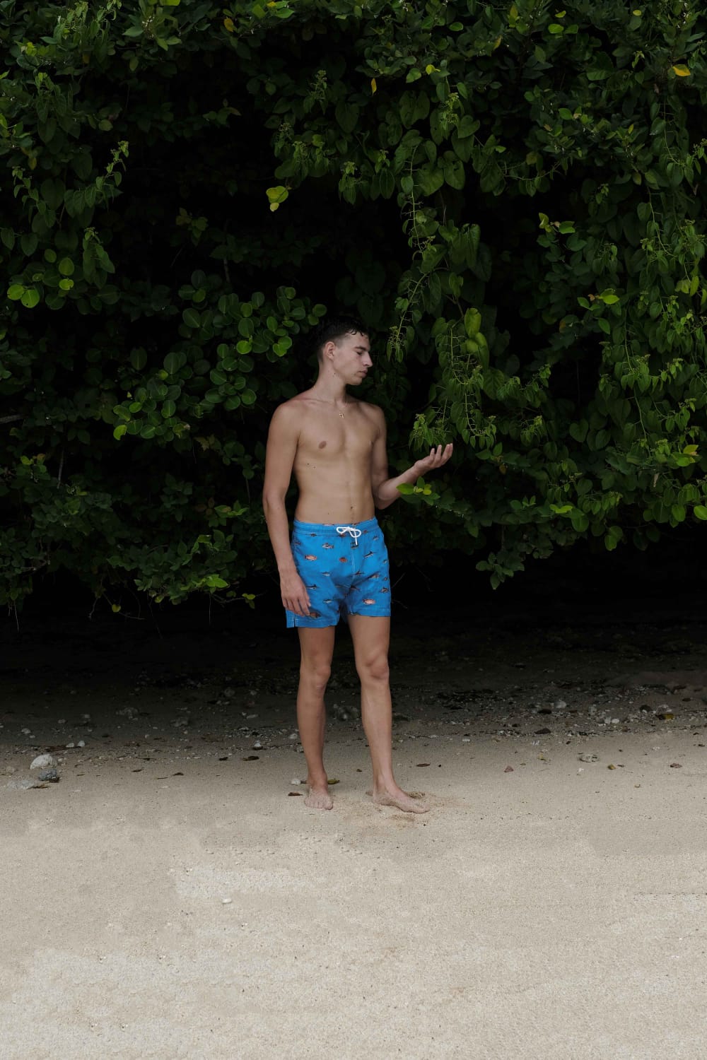 Men Swim trunk | Fishology | Malibu blue