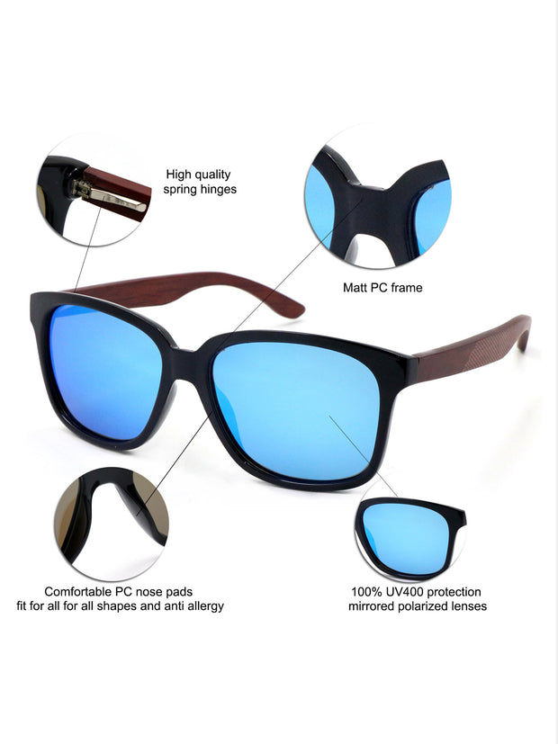Aiden | Wood x Acetate Sunglasses