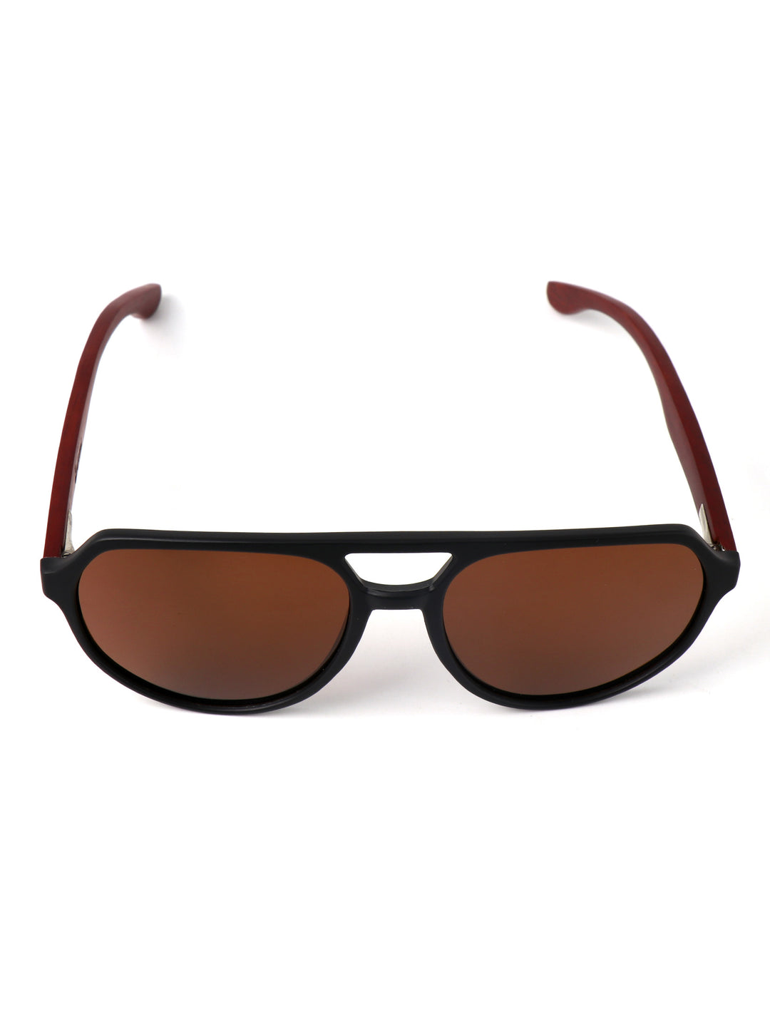 Qujami Aero Bridge Sunglasses – Matte Black x Rosewood Polarized Series
