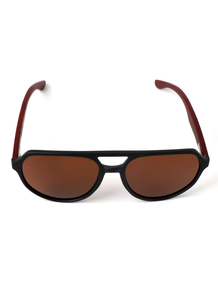 Qujami Aero Bridge Sunglasses – Matte Black x Rosewood Polarized Series