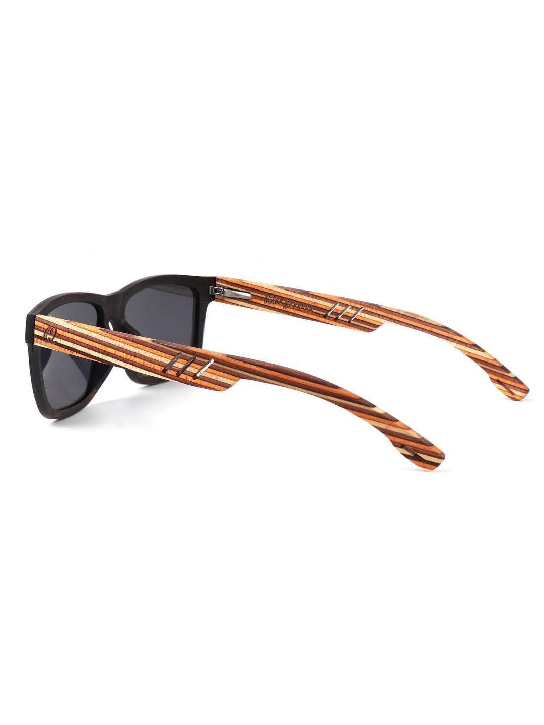 Valor Wood Sunglasses – Pop Color Temples, Polarized Street Edition