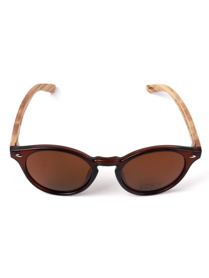 Jadon Round Acetate x Wood Sunglasses – Polarized Collection