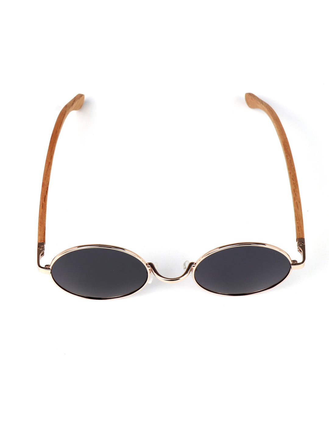 Qujami Round Metal x Wood Collection – Minimalist Retro Sunglasses