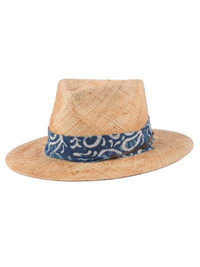 Ianto | 100% Baostraw  Fedora hat | Mossant Paris