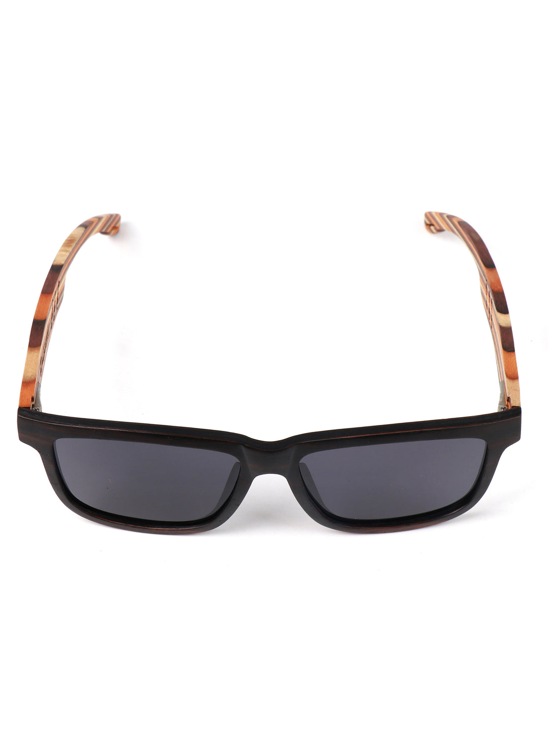 Valor Wood Sunglasses – Pop Color Temples, Polarized Street Edition