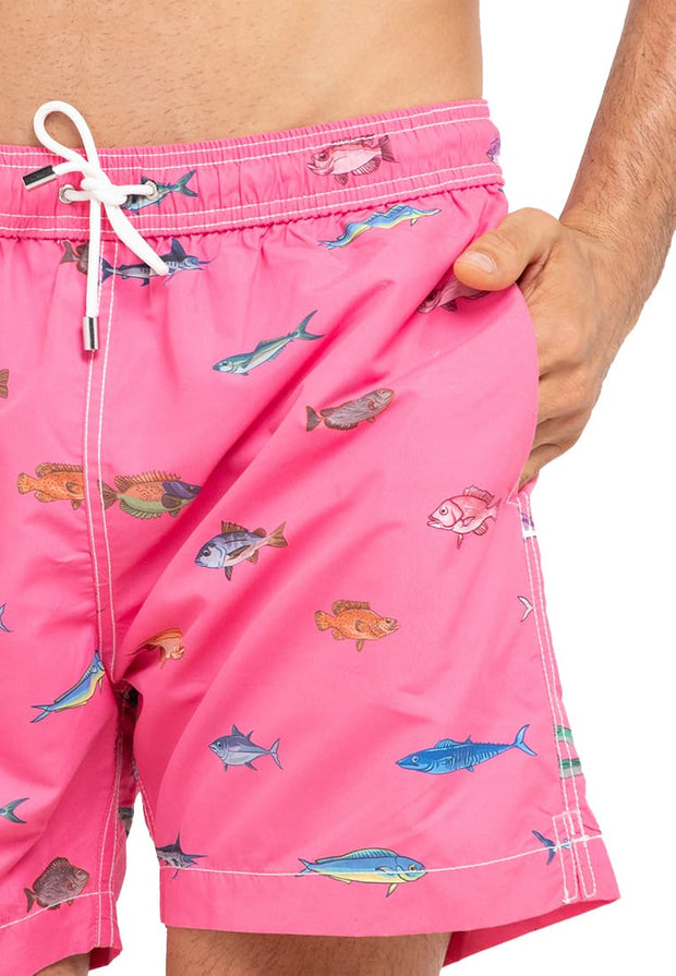 Men Swim trunk | Fishology |  Hot Pink