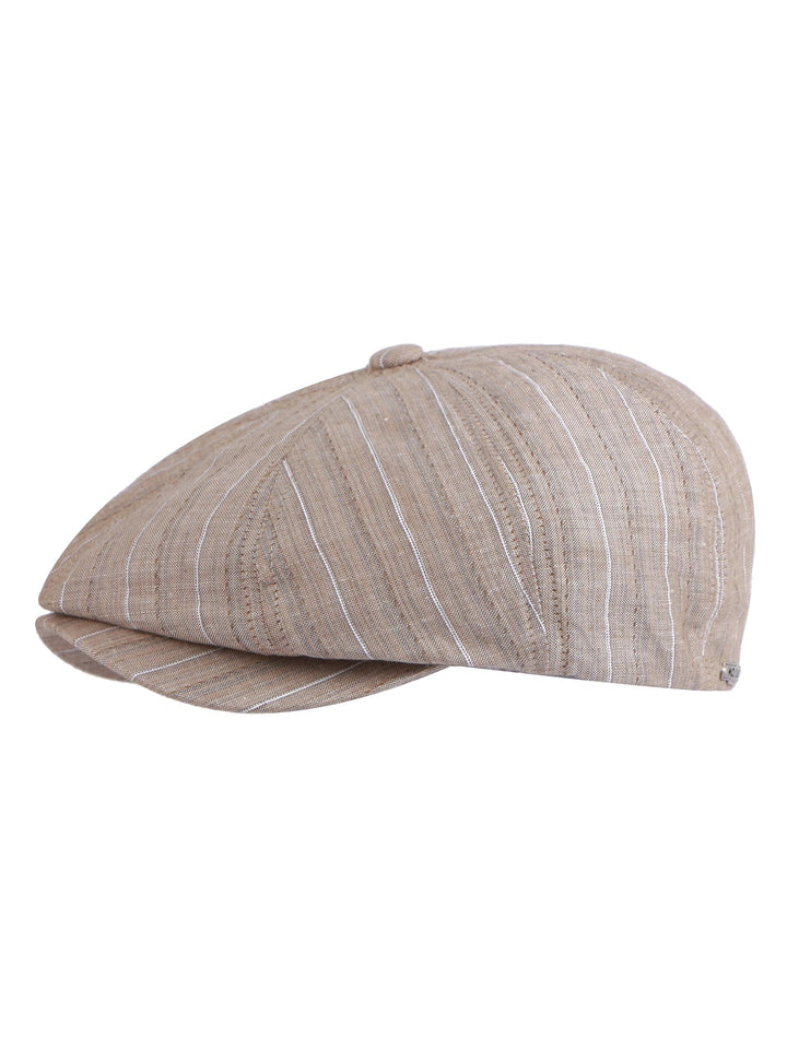 Mossant Gatsby Cap |  Linen Flat Cap  | Hadi