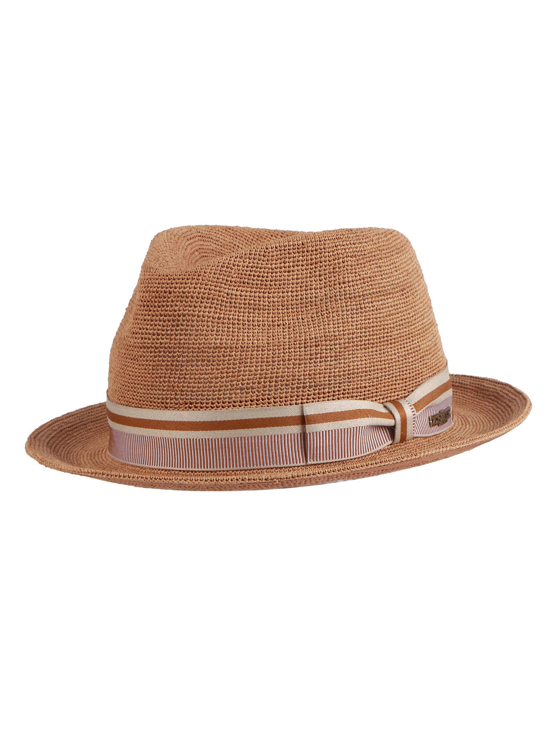 Fine Raffia Straw Fedora Hat | Afon | Mossant Paris