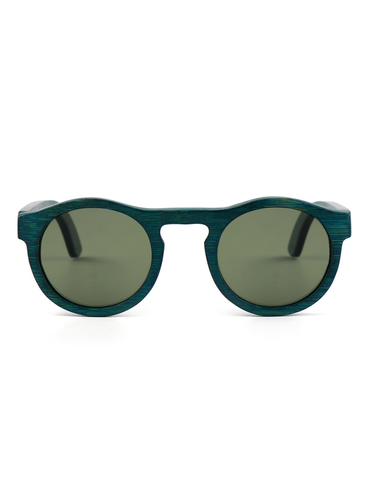 Verde Bamboo Sunglasses – Green Frame & Polarized Lenses