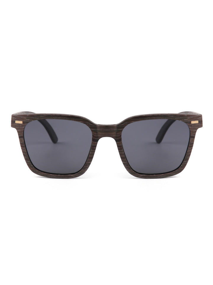 Laia - Laminate Wood Sunglasses- Natural Frames, Polarized Lenses
