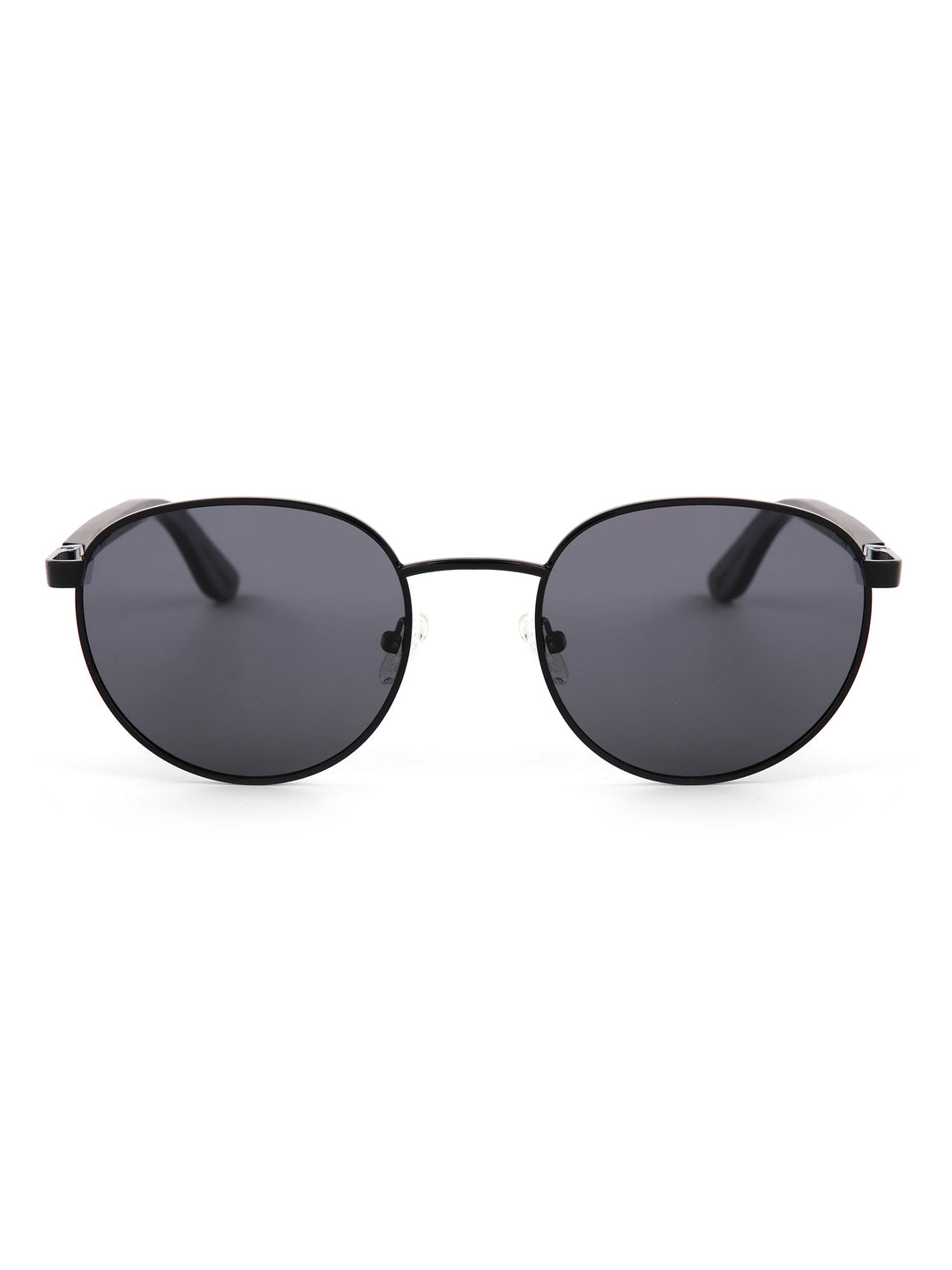 Jachai Metal x Wood Round Sunglasses – Premium Polarized Series