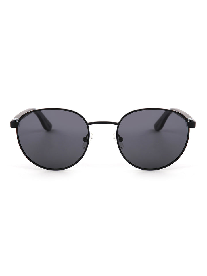 Jachai Metal x Wood Round Sunglasses – Premium Polarized Series