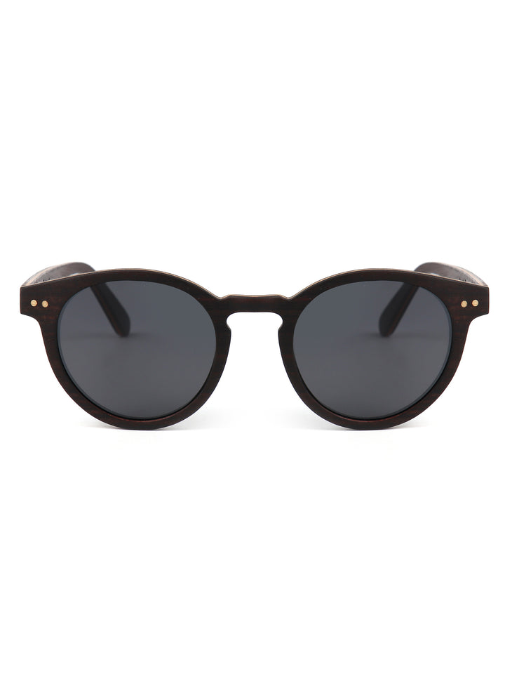 Naja Wood Sunglasses – Polarized Ebony & Rosewood Edition
