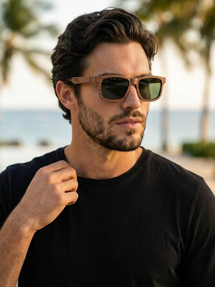 Najma Wood Sunglasses – Polarized Urban Nature Series