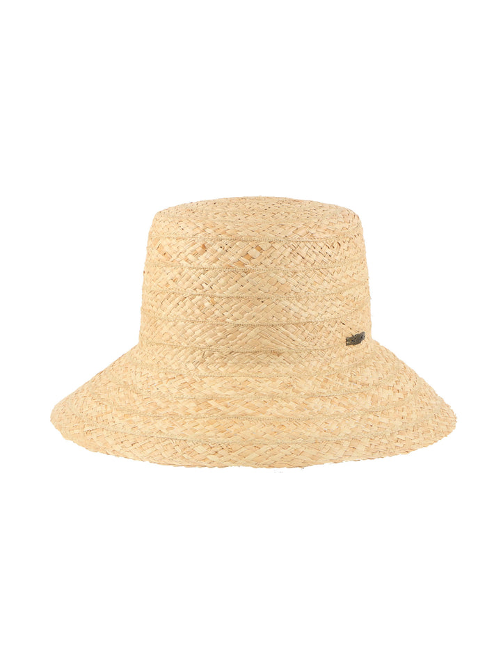 Adena Cloche Hat –  Lightweight  Raffia Straw | Mossant Paris