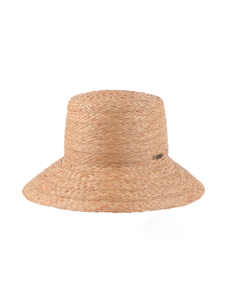 Adena Cloche Hat –  Lightweight  Raffia Straw | Mossant Paris