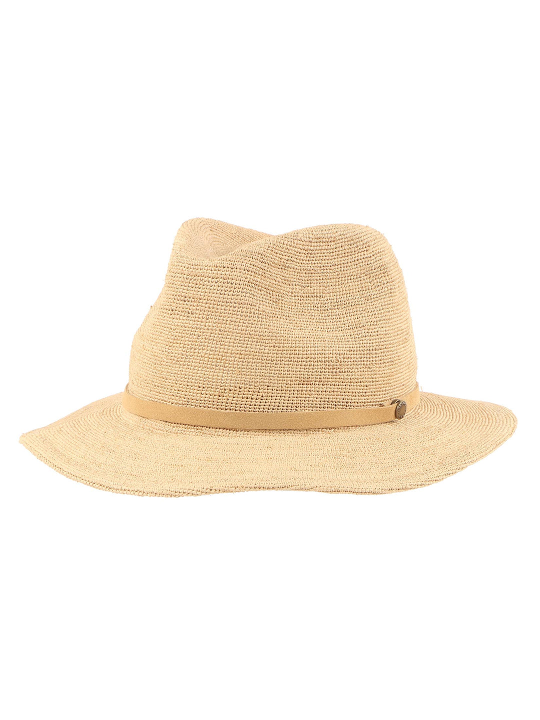 Raffia Straw Fedora Hat – Rollable & Lightweight | Mossant Paris | Adams